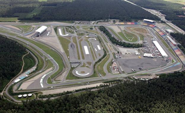 Vista aérea del circuito de Hockenheim. /Daniel Roland (Ap)
