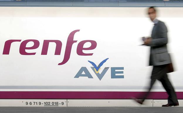 Un vagón del AVE.