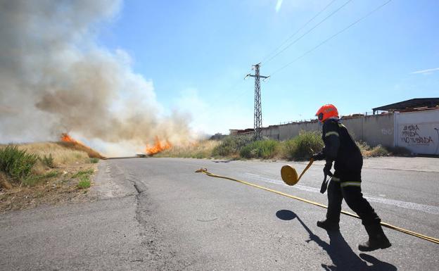 Incendio en Ponferrada.