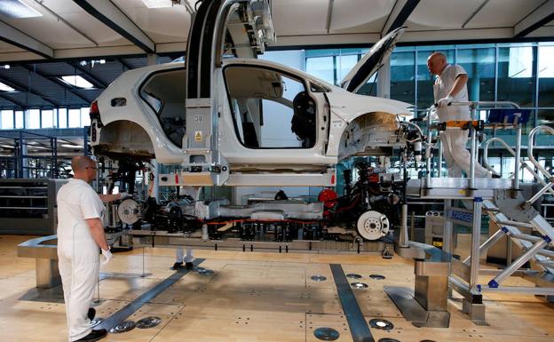 Taller de trabajo de Volkswagen en Alemania.