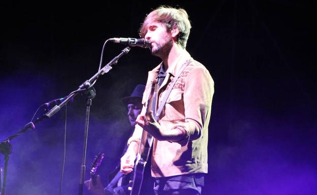 David Otero en las fiestas de Valencia de Don Juan.