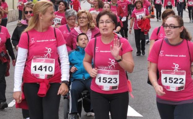 Carrera de la mujer./