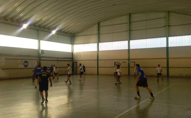 Un lance del partido./