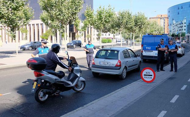 Control de alcohol y drogas en León./