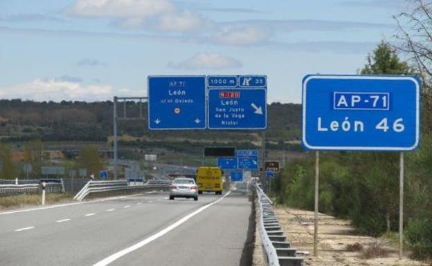 Imagen de la autovía León-Astorga./