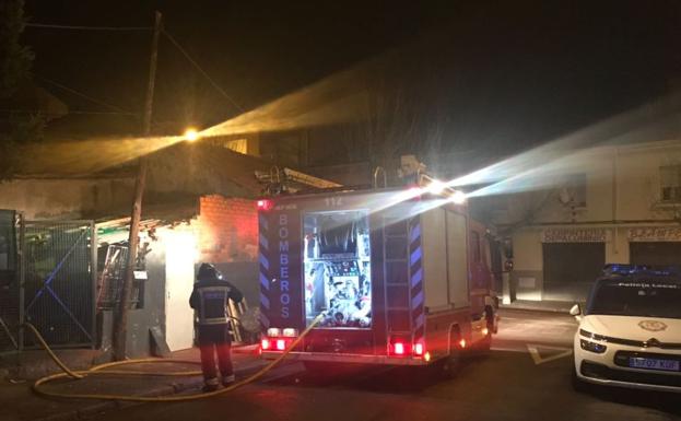 IMagen del lugar del incendio./J.L.B.