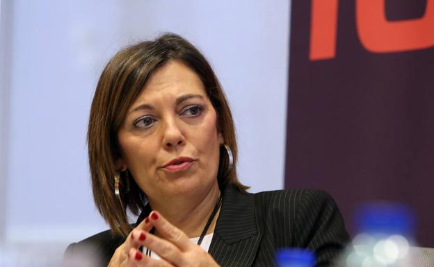La consejera de Agricultura y portavoz de la Junta, Milagros Marcos, participa en un desayuno informativo de la Agencia Ical/ICAL