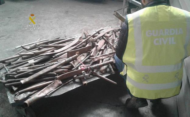 Material recuperado. /