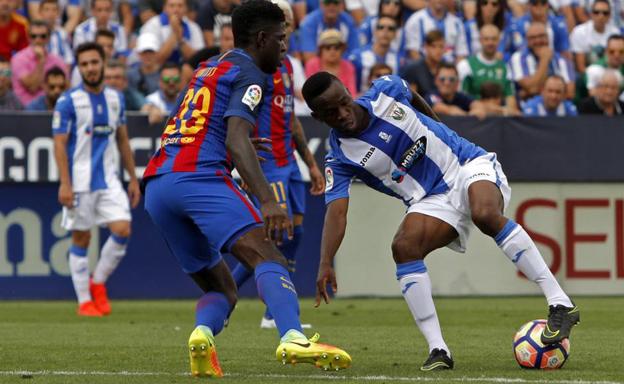 Kone, en un partido con el Leganés./Apo Caballero | EFE