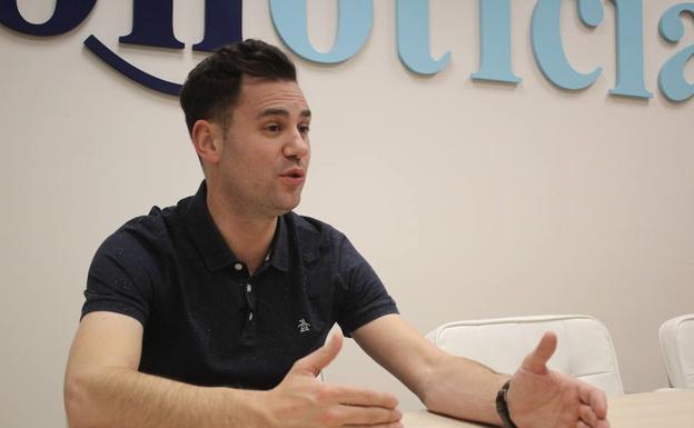 Cendón, durante una entrevista en leonoticias./