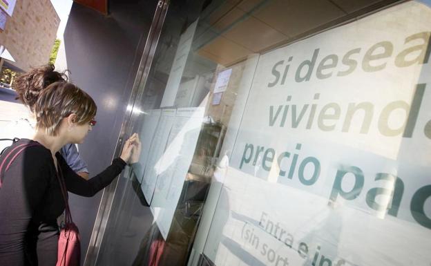 Las hipotecas caen en León en el último mes./