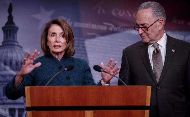 Nancy Pelosi y Chuck Schumer./Efe