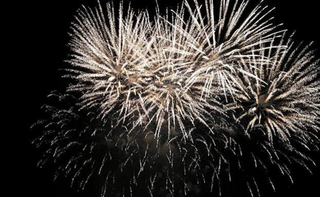 Fuegos artificiales./