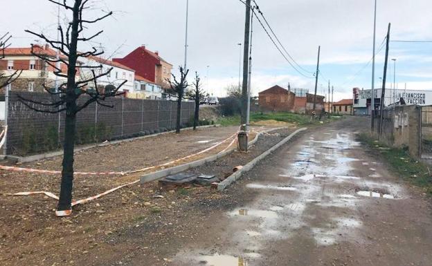 Estado del futuro parque de Cantamilanos./