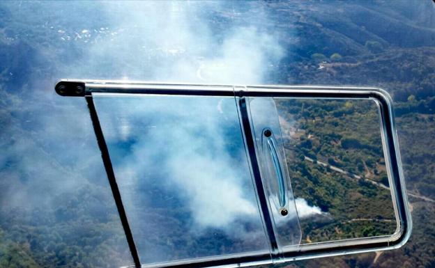 Dos nuevos incendios en el Bierzo afectan a montes de Toreno y Las Médulas