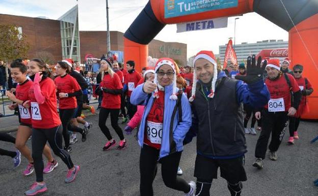 San Silvestre solidaria en Carracedelo