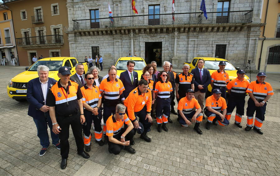 Nuevos vehículos para las agrupaciones de Ponferrada, Castropodame y Villafranca