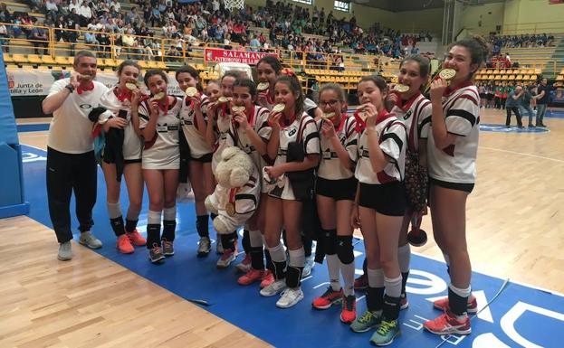 La Asunción, campeón autonómico infantil de voleibol