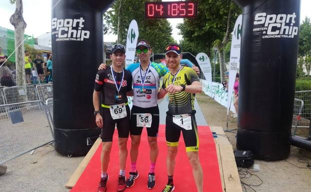 Fernández y Pérez plasman su talento en la Bierzo Triman