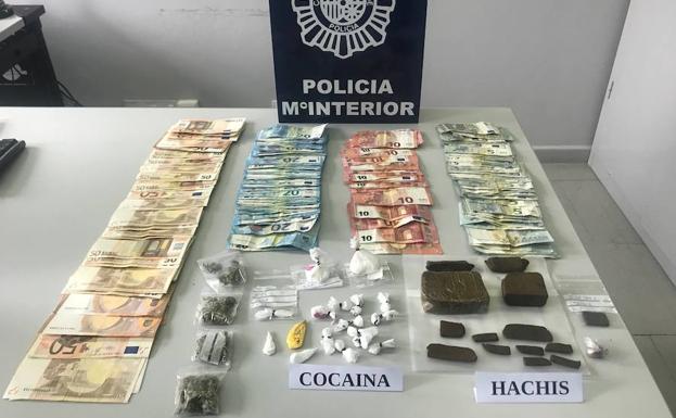 La Policía Nacional detiene a tres mujeres en Ponferrada por tráfico de cocaína y hachís