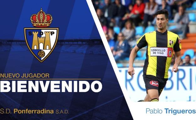 La Ponferradina incorpora al central Pablo Trigueros