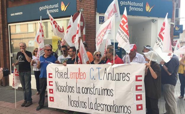 Los nueve despedidos de Masa Galicia en la central de Anllares amplían las denuncias a Endesa