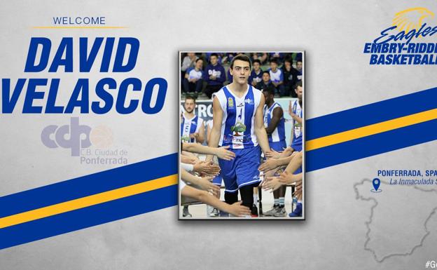 El berciano David Velasco ficha por la Embry-Riddle University
