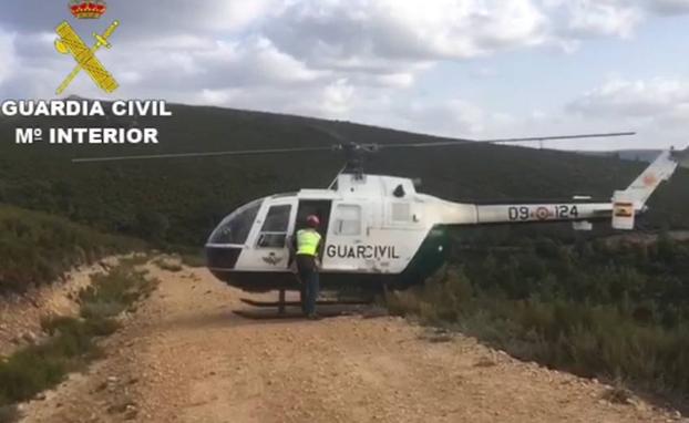 Rescatado un ciclista que se cayó mientras cubría una ruta de montaña en las cercanías de Matavenero