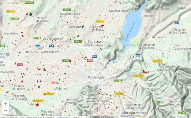 El Banco de Tierras del Bierzo estrena página web con un geolocalizador de parcelas