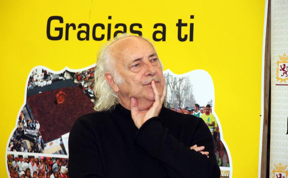 Amancio Prada, en su escenario favorito