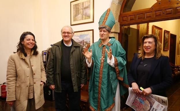 El obispo San Genadio protagoniza las visitas teatralizadas al monasterio de San Pedro de Montes