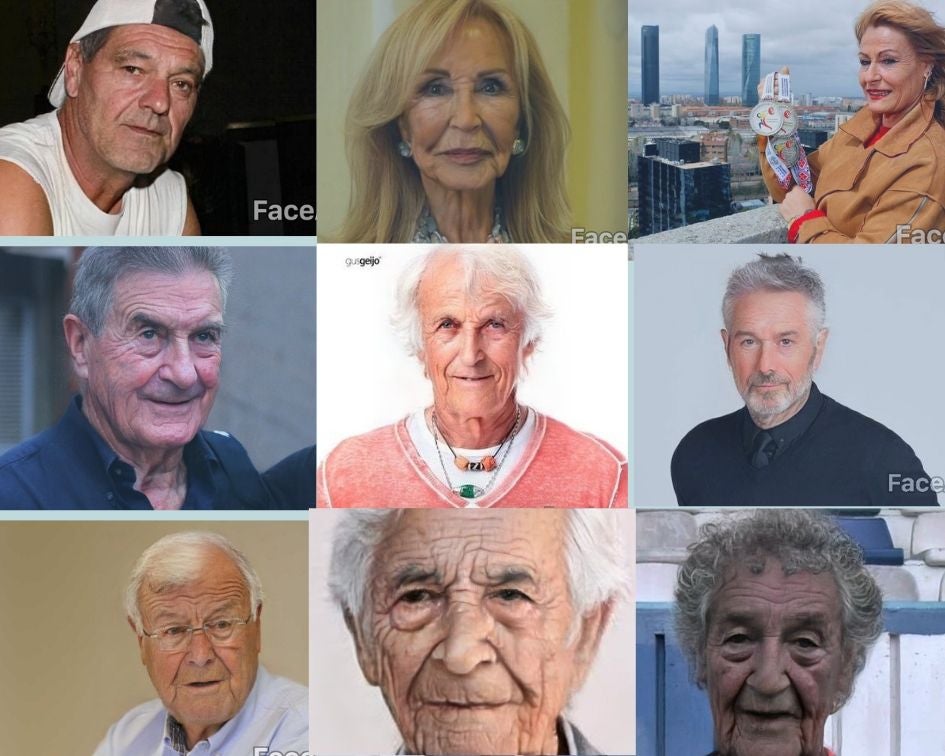 Galería. Así envejecerían los famosos leoneses con FaceApp