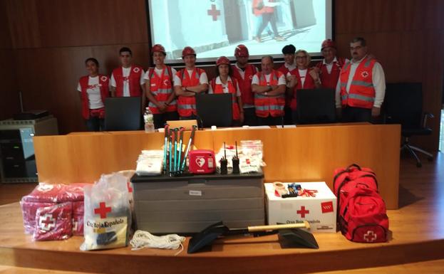 El Equipo de Respuesta Básica en Emergencias (ERBE) de Cruz Roja en Bembibre arranca con 16 voluntarios