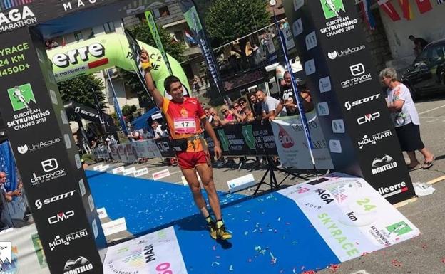 El berciano Manuel Merillas, subcampeón de Europa de Ultra