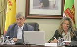 El rector de la ULE, este jueves, durante el Consejo de Gobierno./