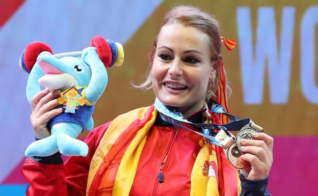 Lydia Valentín: «Estoy muy contenta con mi medalla de plata»