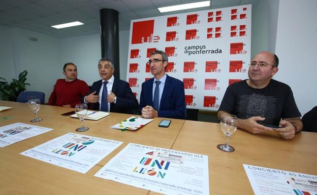 Cuatro coros universitarios celebrarán con un concierto conjunto el 40 aniversario de la creación de la ULE