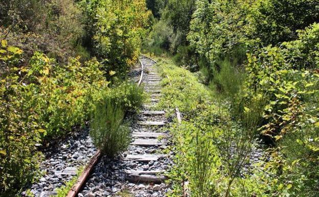 Promonumenta organiza una hacendera en la antigua estación del Ponfeblino de Páramo del Sil