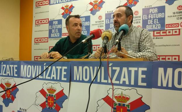 Los sindicatos animan a los ciudadanos «dar el do de pecho» el 16-F para demostrar que «El Bierzo existe»