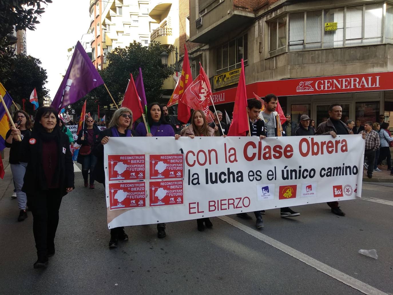 Manifestación por el futuro del Bierzo
