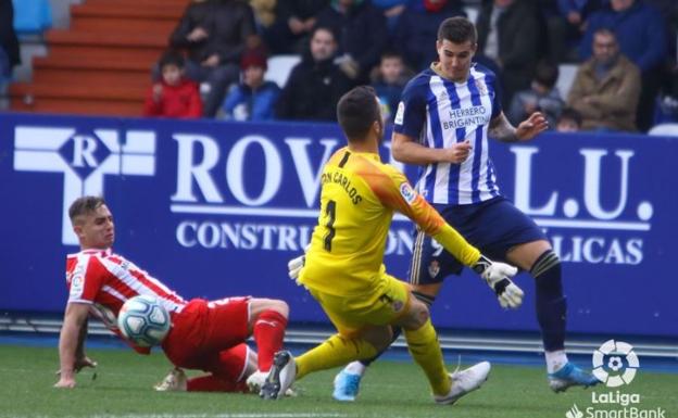 Montilivi, un terreno esquivo donde la Deportiva solo arrancó un empate