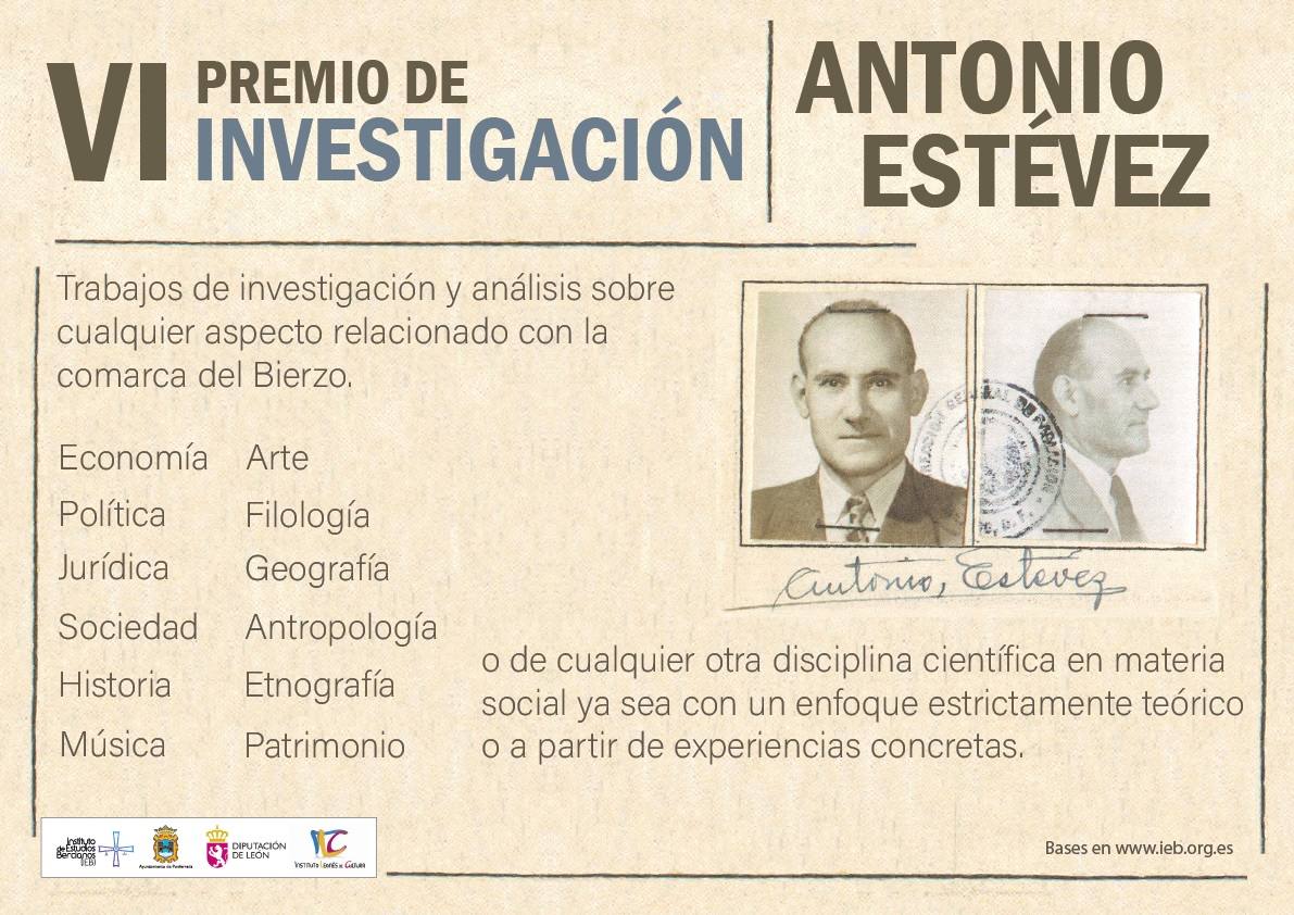 El IEB convoca la sexta edición del premio de investigación 'Antonio Estévez'