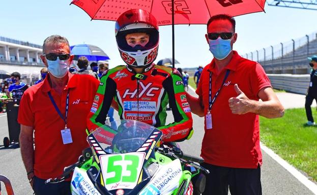 El berciano Héctor Yebra se estrena en la categoría Superbikes Junior