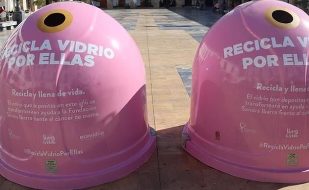 Ponferrada se suma a la campaña 'Recicla vidrio por ellas'