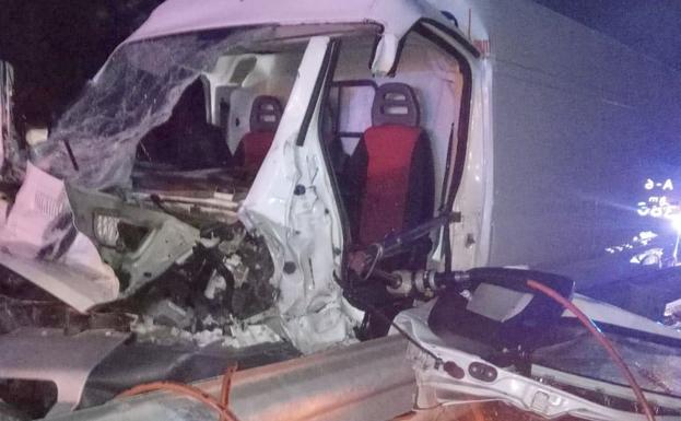 Un varón de 57 años ha resultado herido grave en una colisión en la A-6 a la altura de Congosto