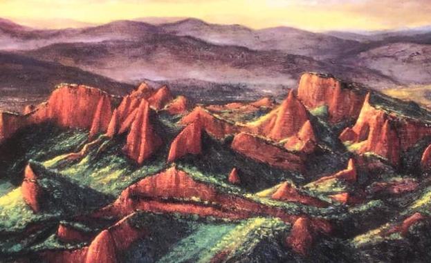 Fallece el artista afincado en el Bierzo Paco Yllán, conocido como el pintor de Las Médulas