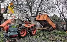 Dos detenidos por el robo de un tractor en Campañana e intentar venderlo por internet