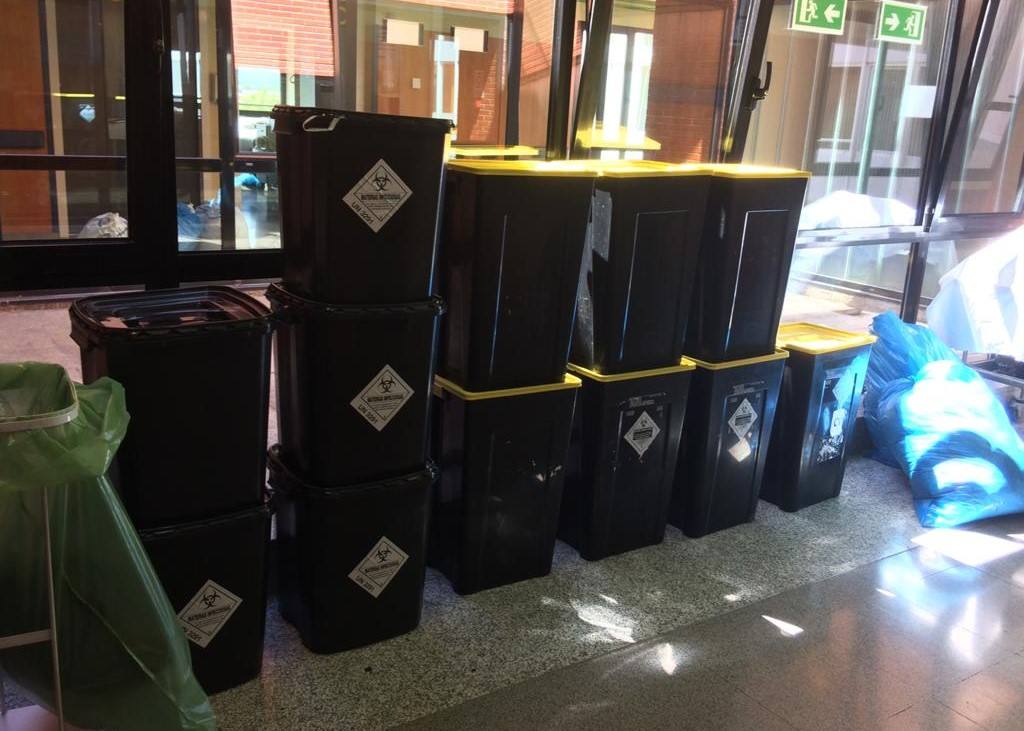 CSIF denuncia la acumulación de residuos infecto-contagiosos en plantas del Hospital del Bierzo