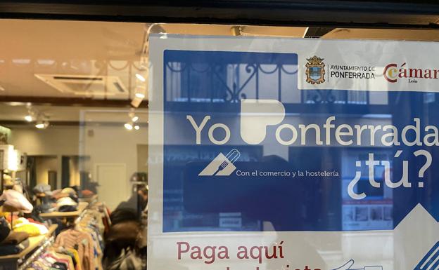 Cerca de 600 personas han ya solicitado ya su tarjeta para participar en la campaña 'Yo Ponferrada, ¿tú?' de apoyo al comercio local y a la hostelería