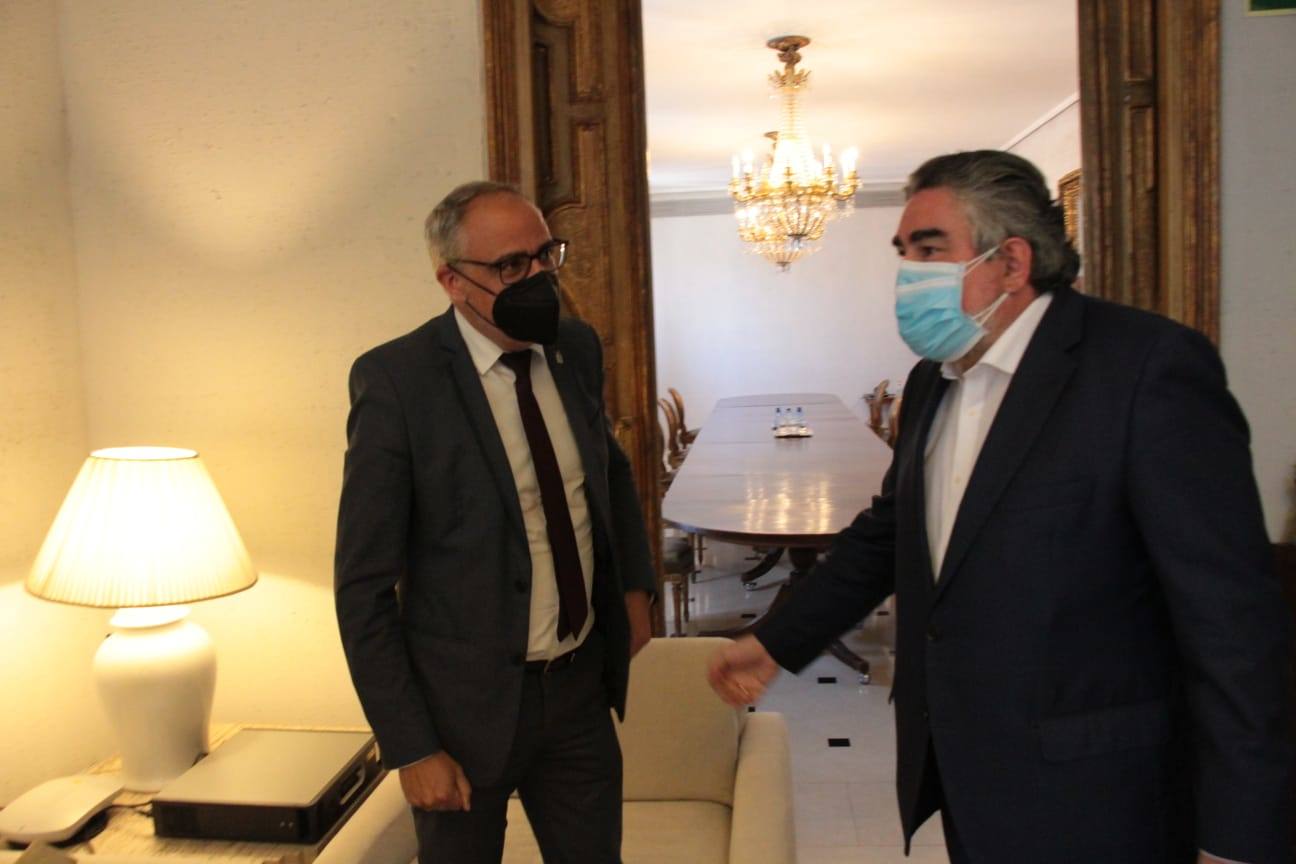 El ministro de Cultura se reúne con el alcalde de Ponferrada